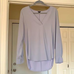 Ann Taylor Women’s Dress Blouse, Gray, Size M